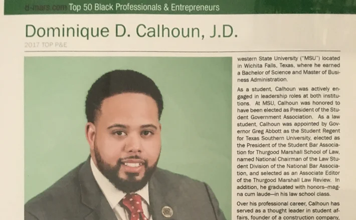 Dominique D Calhoun J D