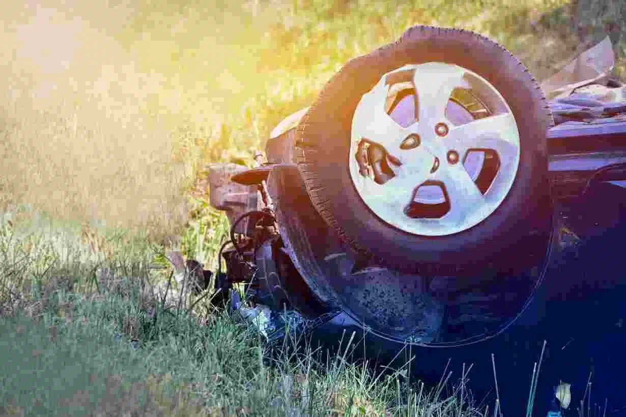 Accidente de choque y fuga en Houston