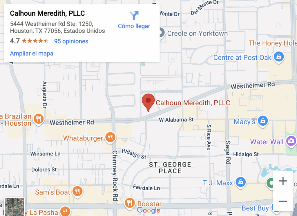 5444 Westheimer Rd Ste. 1250, Houston, TX 77056